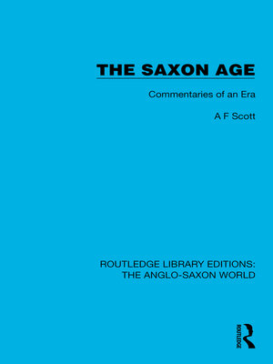 cover image of The Saxon Age